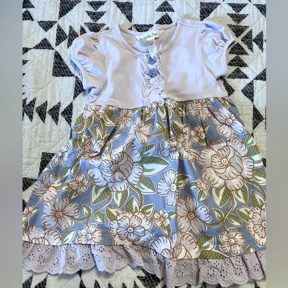 VGUC Matilda Jane Baby Dress with Diaper Cover